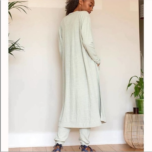 Free People Light Gray Cardigan Sweater - Picture 3 of 10